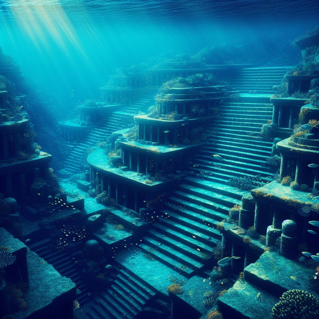 underwater ruins of yonaguni